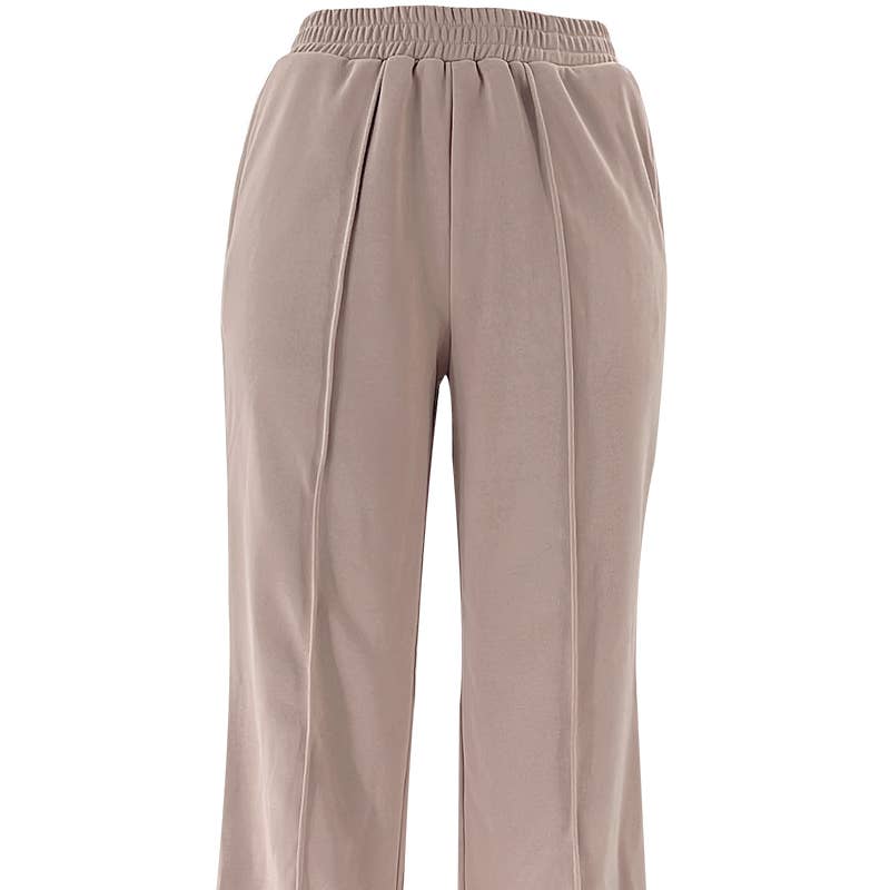 Casual Comfort Series: Drawstring zip-up sweatshirt & pant (Teal 2-PC)