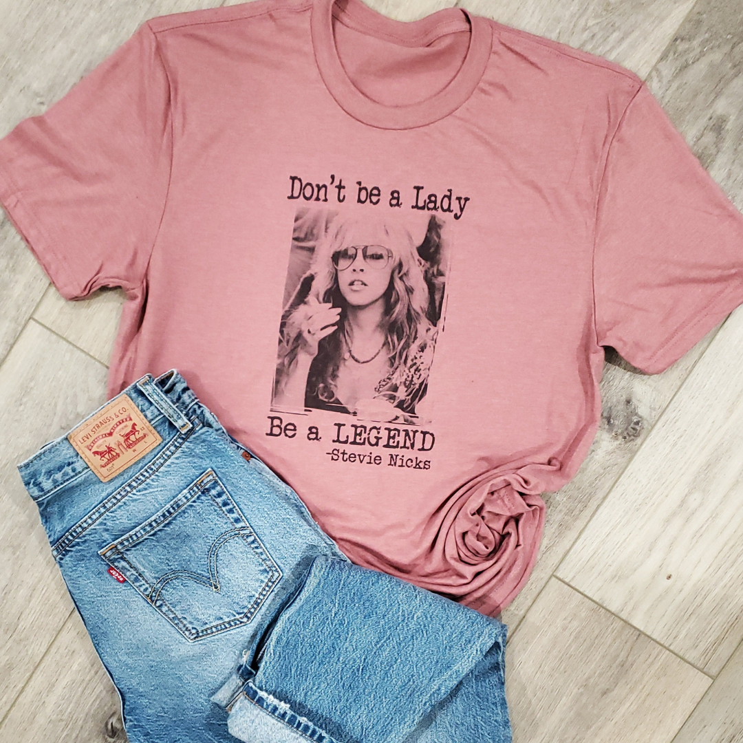 Retro Rock Band Don't Be a Lady T-Shirt Unisex Softstyle Tee