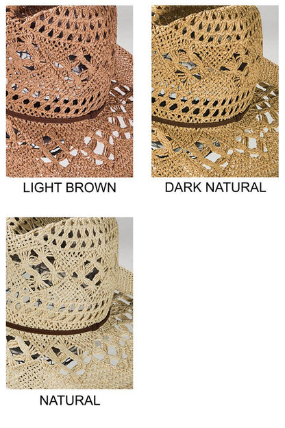 Open-Weave Panama Hat: Montana Boho Western Spirit Accessories