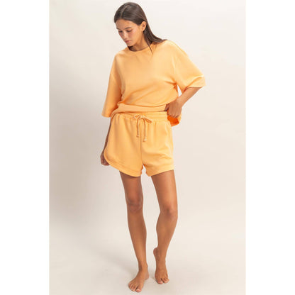 Scuba Short Sleeve Boxy Top