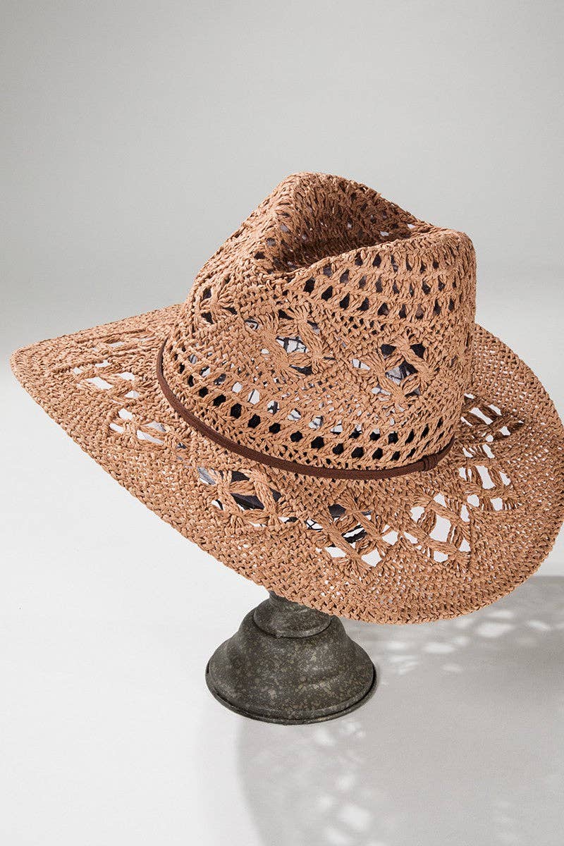 Open-Weave Panama Hat: Montana Boho Western Spirit Accessories